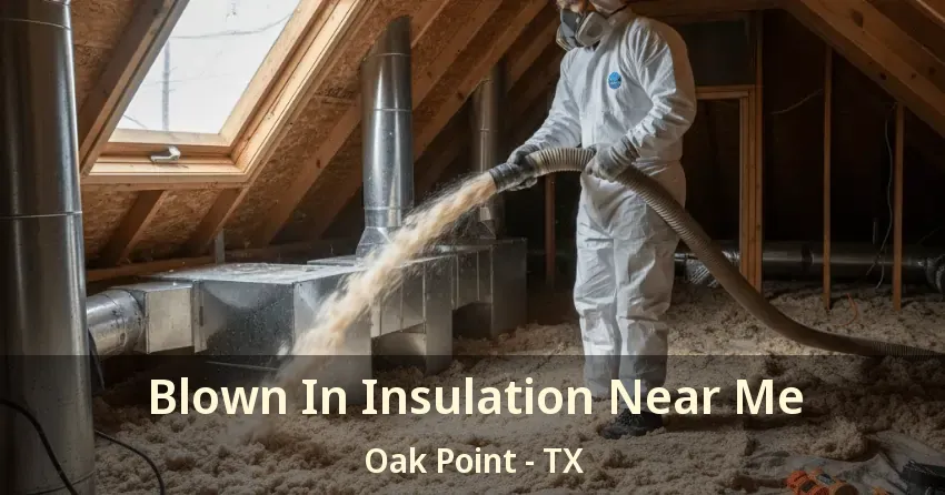 Blown In Insulation Near Me Oak Point - TX