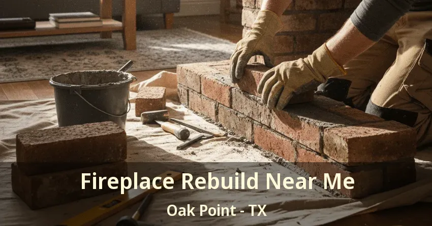 Fireplace Rebuild Near Me Oak Point - TX