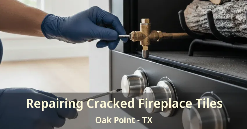 Repairing Cracked Fireplace Tiles Oak Point - TX
