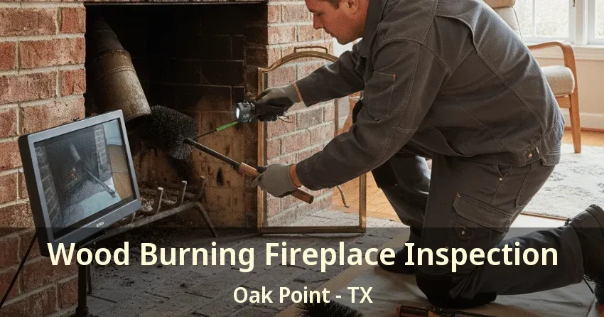 Wood Burning Fireplace Inspection Oak Point - TX Wood Burning Fireplace Inspection Oak Point - TX